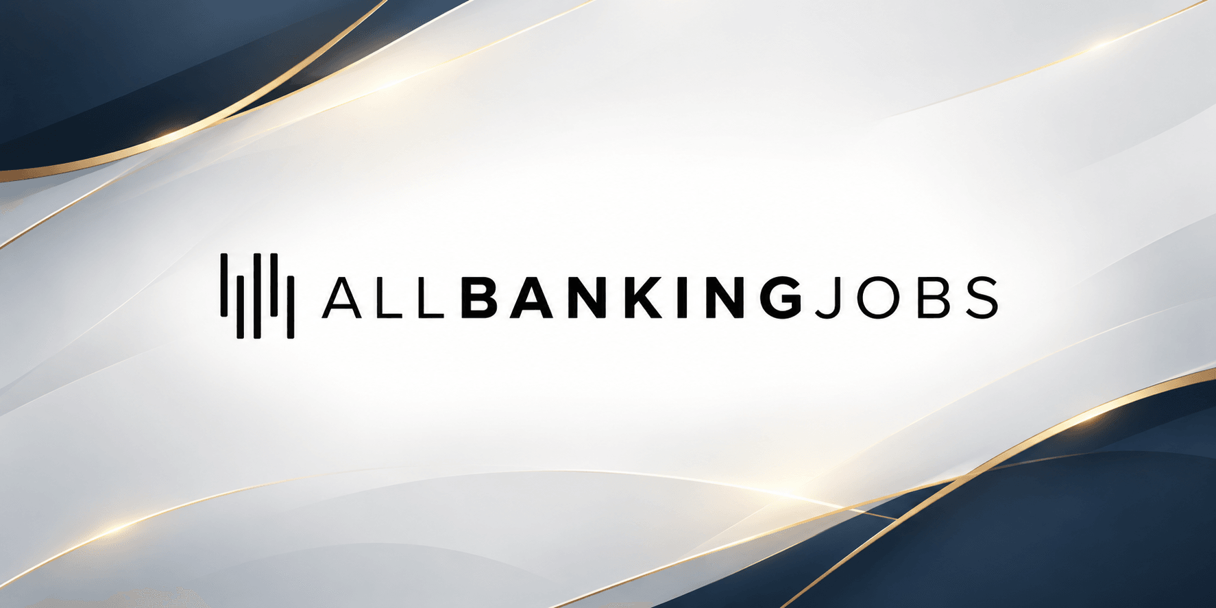 Logo of All Banking Jobs with a modern abstract background design